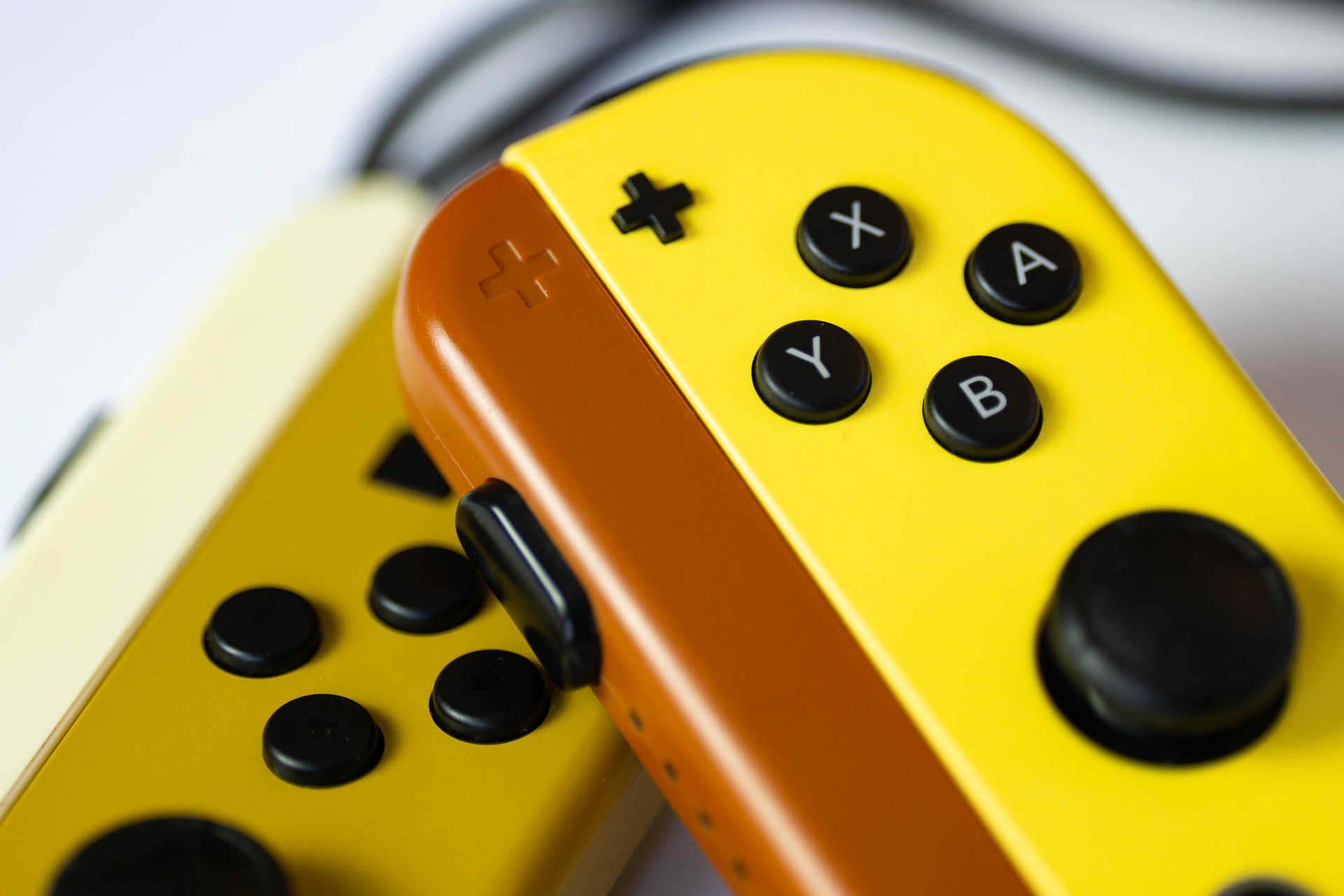 Yellow controllers for Nintendo Switch.